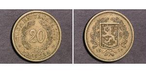 20 Mark Finlande (1917 - ) Bronze 