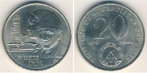 20 Mark German Democratic Republic (1949-1990) Copper/Nickel 