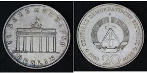 20 Mark German Democratic Republic (1949-1990) Copper/Silver/Nickel 