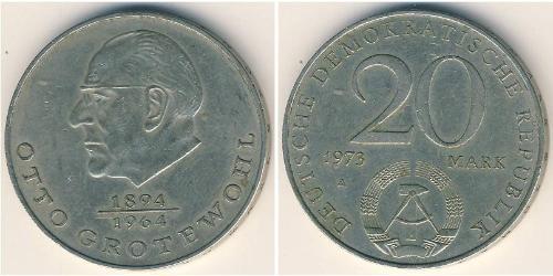 20 Mark République démocratique allemande (1949-1990) Cuivre/Nickel 