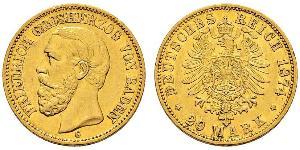 20 Mark Deutsches Kaiserreich (1871-1918) Gold 