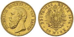 20 Mark Deutsches Kaiserreich (1871-1918) Gold 