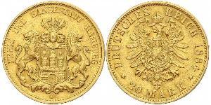20 Mark Hamburg Gold 