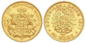 20 Mark Hamburg Gold 