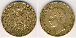 20 Mark  Gold 