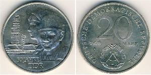 20 Mark Deutsche Demokratische Republik (1949-1990) Kupfer/Nickel 