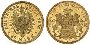 20 Mark Empire allemand (1871-1918) Or 