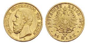 20 Mark Empire allemand (1871-1918) Or 