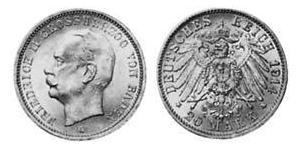 20 Mark Grand-duché de Bade (1806-1918) Or Frédéric II de Bade (1857-1928) (1857 - 1928)