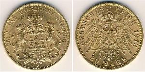 20 Mark States of Germany Or 