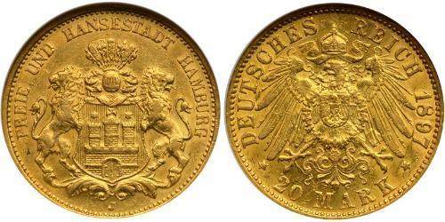 20 Mark States of Germany Or 