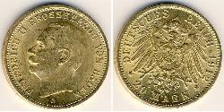 20 Mark Grand Duchy of Baden (1806-1918) Oro 