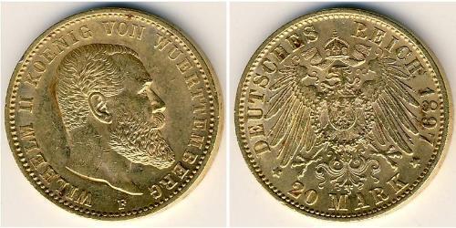20 Mark Grand Duchy of Baden (1806-1918) Oro 