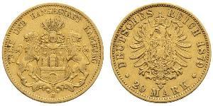 20 Mark Impero tedesco (1871-1918) Oro 