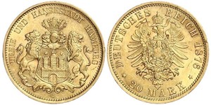 20 Mark Impero tedesco (1871-1918) Oro 