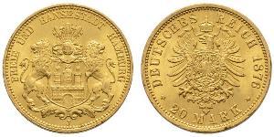 20 Mark Impero tedesco (1871-1918) Oro 