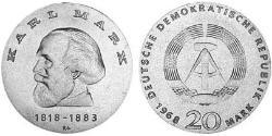 20 Mark Deutsche Demokratische Republik (1949-1990) Silber 