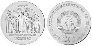 20 Mark Deutsche Demokratische Republik (1949-1990) Silber 