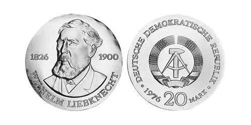 20 Mark Deutsche Demokratische Republik (1949-1990) Silber 