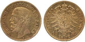 20 Mark 巴登大公國 (1806 - 1918) 金 弗里德里希一世 (巴登)
