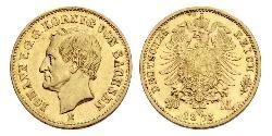 20 Mark 萨克森王国 (1806 - 1918) 金 
