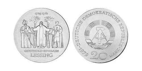20 Mark 東德 (1949 - 1990) 銀 