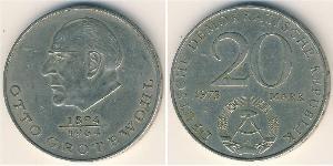 20 Mark 東德 (1949 - 1990) 銅/镍 