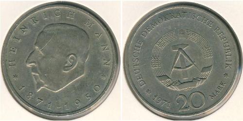 20 Mark 東德 (1949 - 1990) 銅/镍 