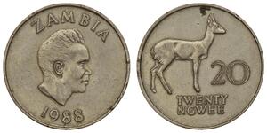 20 Ngwee Sambia (1964 - )  