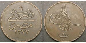 20 Para Impero ottomano (1299-1923) Rame 