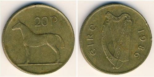 20 Penny Irlande (1922 - ) Bronze 