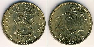 20 Penny Finland (1917 - ) Bronze/Aluminium 