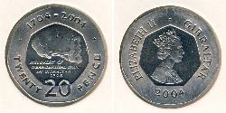 20 Penny Gibraltar (1704 - ) Cuivre/Nickel 