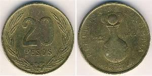 20 Peso Colombia (1886 - ) Alluminio/Bronzo 