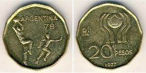 20 Peso Argentinien (1861 - ) Bronze/Aluminium 