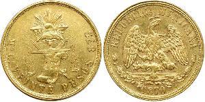 20 Peso Mexiko (1867 - ) Gold 