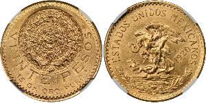 20 Peso Mexiko (1867 - ) Gold 