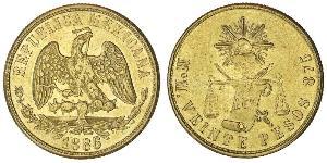20 Peso United Mexican States (1867 - ) Gold 