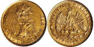 20 Peso United Mexican States (1867 - ) Gold 