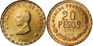 20 Peso Mexique (1867 - ) Or 