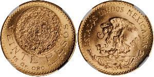 20 Peso Mexique (1867 - ) Or 
