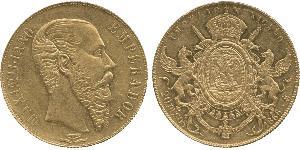 20 Peso Second Empire mexicain (1864 - 1867) Or Maximilian I of Mexico (1832 - 1867)
