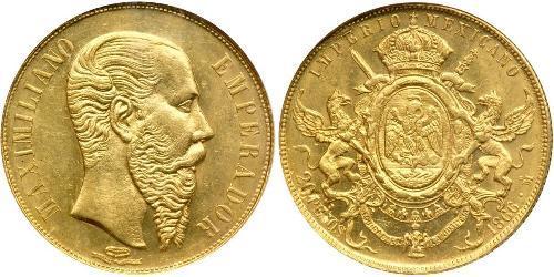 20 Peso Second Empire mexicain (1864 - 1867) Or Maximilian I of Mexico (1832 - 1867)