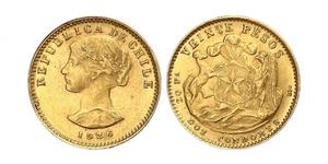 20 Peso Chile Oro 