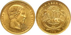 20 Peso Guatemala Oro 