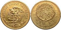 20 Peso Messico (1867 - ) Oro 
