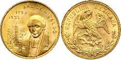 20 Peso Messico (1867 - ) Oro Miguel Hidalgo