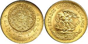 20 Peso Messico (1867 - ) Oro 
