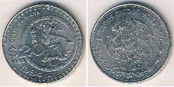 20 Peso México (1867 - ) Plata 