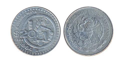 20 Peso Mexiko (1867 - )  